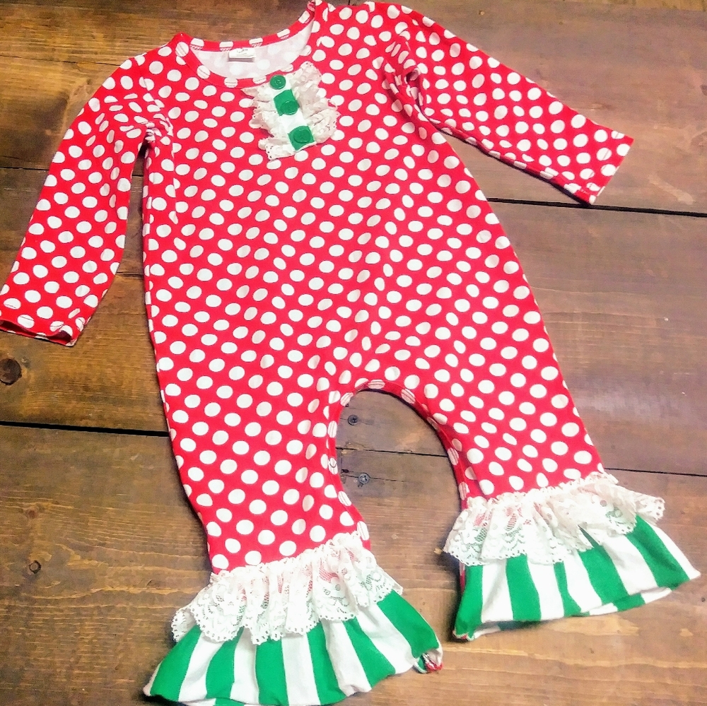 Baby Girl Christmas Romper